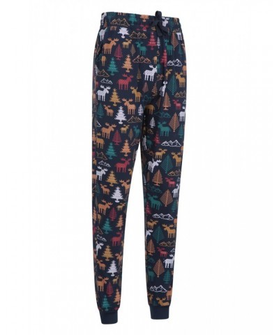 Mens Printed Pajama Set Navy $15.59 Loungewear