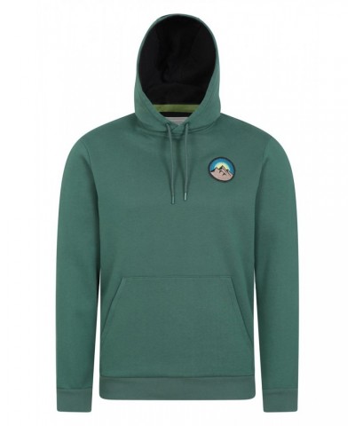 Valerian Embroidered Mens Full-Zip Hoodie Green $17.48 Tops