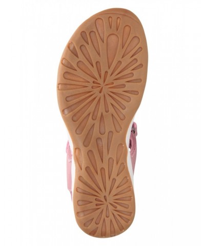 Athens Printed Womens Sandals Pink $26.99 Footwear