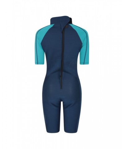 Shorty Womens 2.5/2mm Wetsuit Blue $37.40 Swimwear