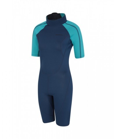 Shorty Womens 2.5/2mm Wetsuit Blue $37.40 Swimwear