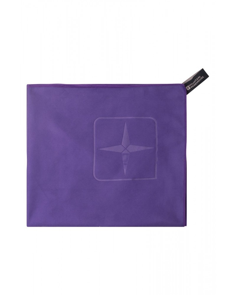 Microfibre Travel Towel - Giant - 150 x 85cm Dark Purple $13.56 Travel Accessories