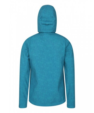 Exodus Womens Printed Water Resistant Softshell Teal $39.89 Jackets