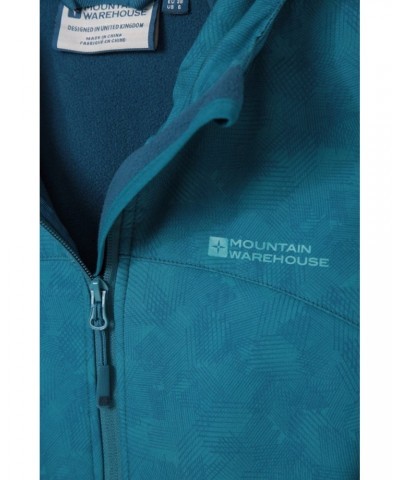 Exodus Womens Printed Water Resistant Softshell Teal $39.89 Jackets