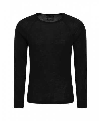 Merino Mens Thermal Top & Pant Set Black $46.79 Thermals