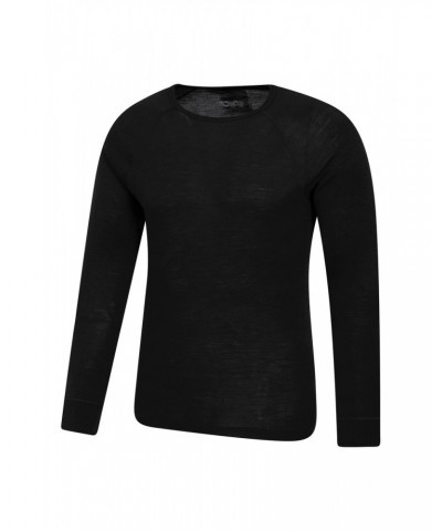 Merino Mens Thermal Top & Pant Set Black $46.79 Thermals