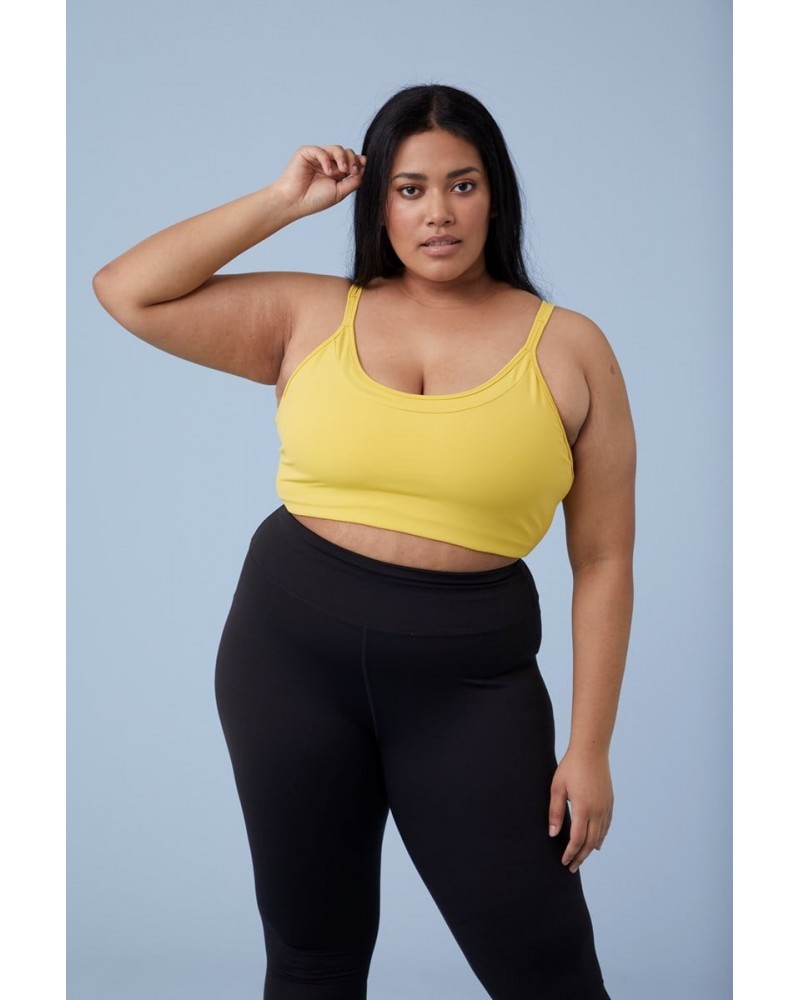 Comfort Zone Scuba Bra Mustard $16.10 Active