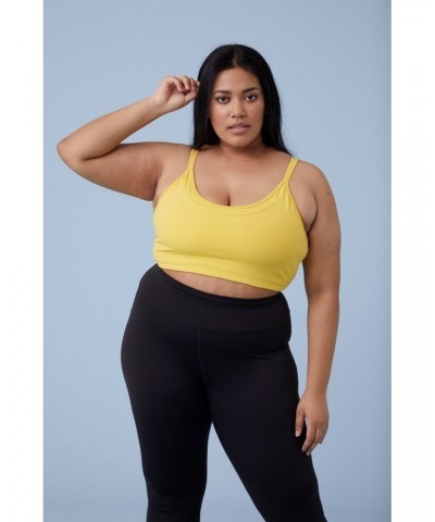 Comfort Zone Scuba Bra Mustard $16.10 Active