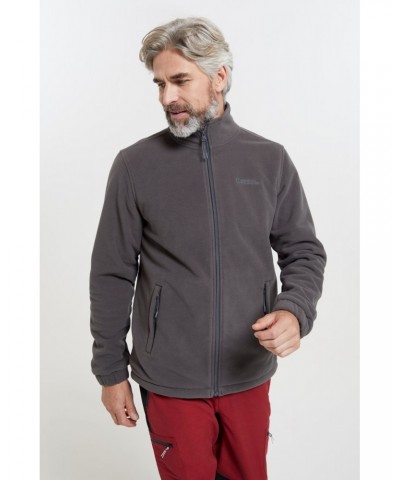 Bernard Mens Windproof Fleece Dark Grey $30.24 Fleece