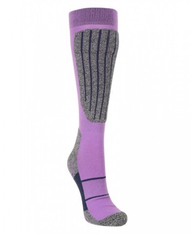 IsoCool Womens Knee Length Ski Socks Light Purple $13.99 Ski