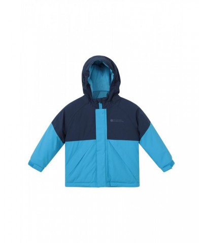 Baby Colourblock Waterproof Jacket Blue $19.79 Babywear