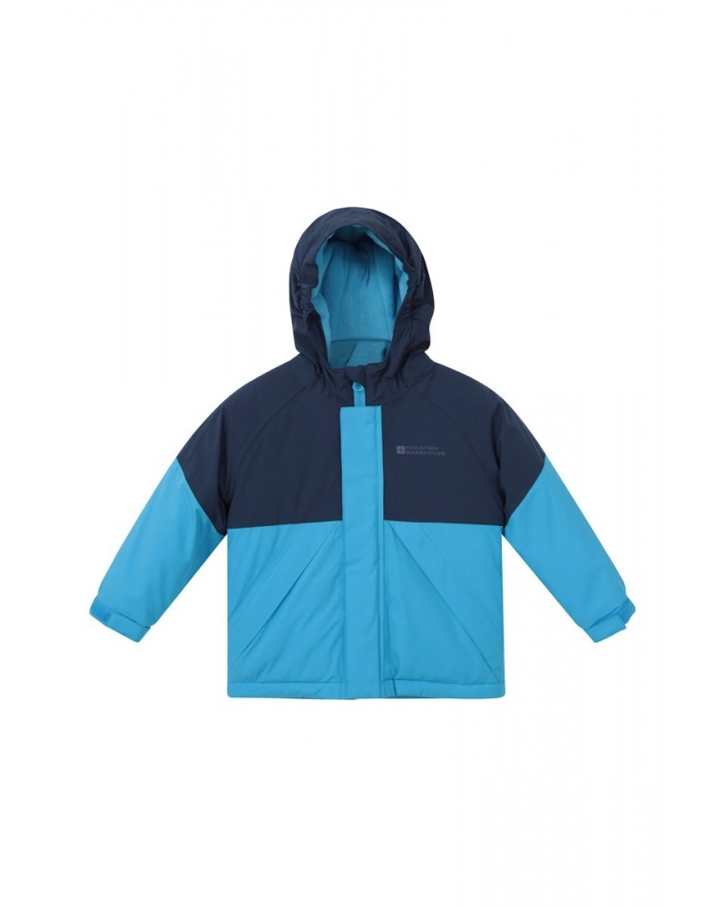 Baby Colourblock Waterproof Jacket Blue $19.79 Babywear