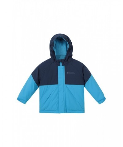 Baby Colourblock Waterproof Jacket Blue $19.79 Babywear