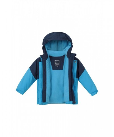 Baby Colourblock Waterproof Jacket Blue $19.79 Babywear