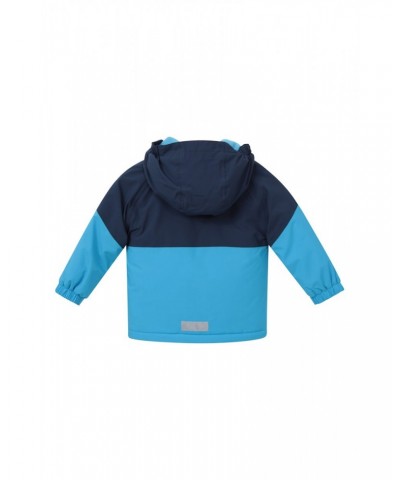 Baby Colourblock Waterproof Jacket Blue $19.79 Babywear