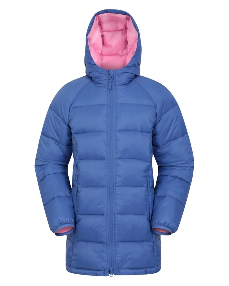 Freya Kids Longline Insulated Jacket Navy $19.37 Jackets