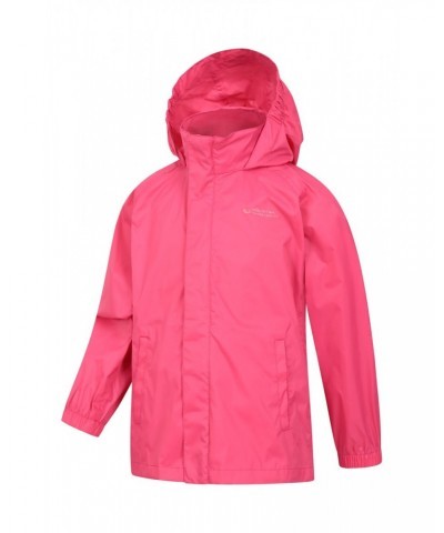 Pakka II Kids Waterproof Jacket Bright Pink $16.19 Jackets