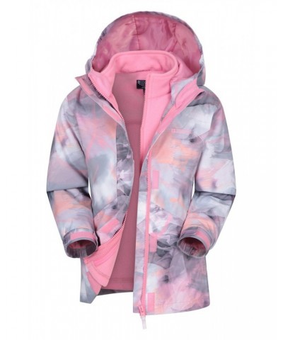 Aries Printed Waterproof Kids 3-in-1 Jacket Pink $31.20 Jackets