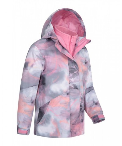 Aries Printed Waterproof Kids 3-in-1 Jacket Pink $31.20 Jackets