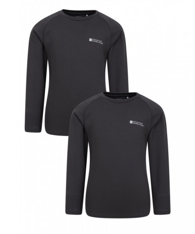 Active Club Kids Raglan Top 2-Pack Black $13.49 Active