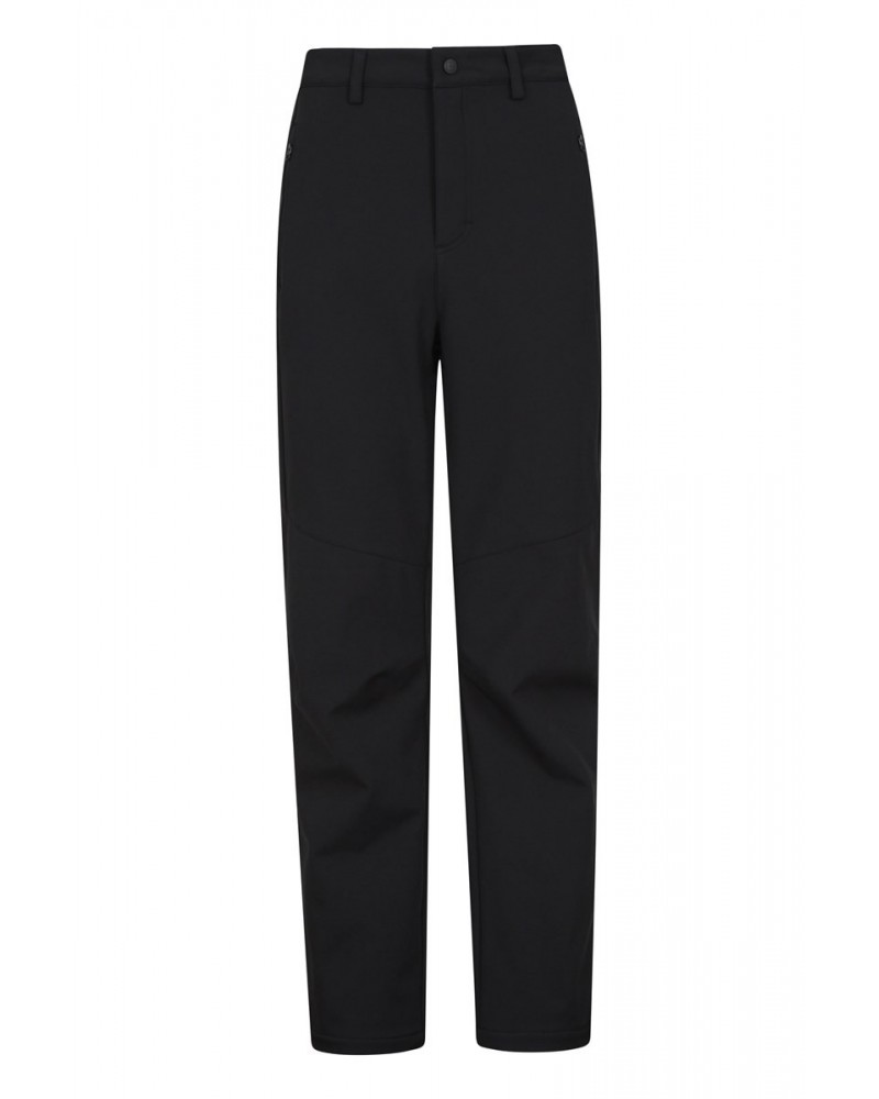 Softshell Mens Pants - Short Length Black $22.79 Pants