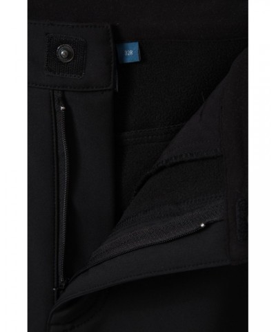 Softshell Mens Pants - Short Length Black $22.79 Pants