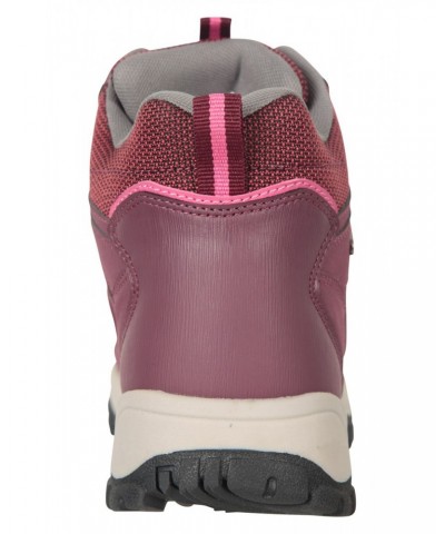 Adventurer Womens Waterproof Hiking Boots Burgundy $30.00 Footwear