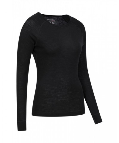 Merino Womens Thermal Top II Black $19.20 Thermals