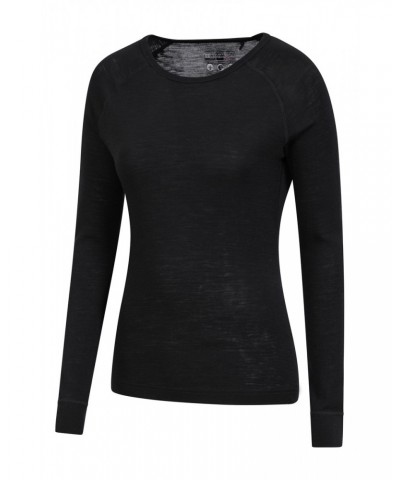 Merino Womens Thermal Top II Black $19.20 Thermals