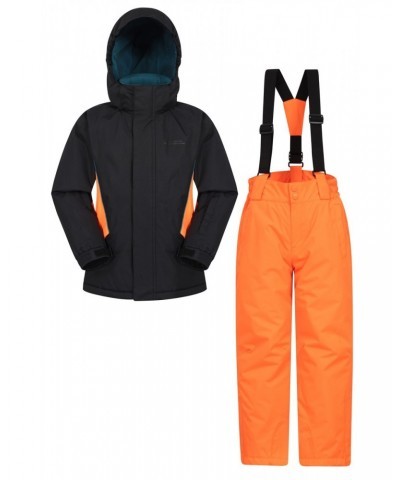 Kids Ski Jacket and Pant Set Orange $27.95 Jackets