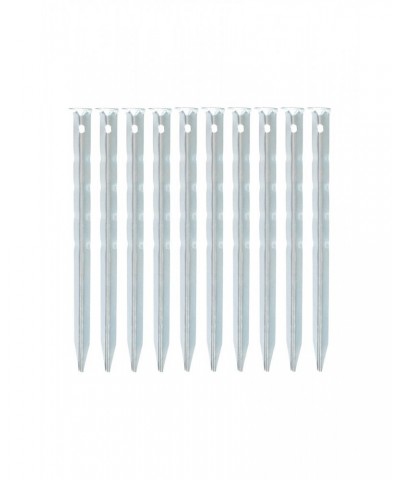 Ripple Tent Pegs - 10pk Silver $8.54 Tents