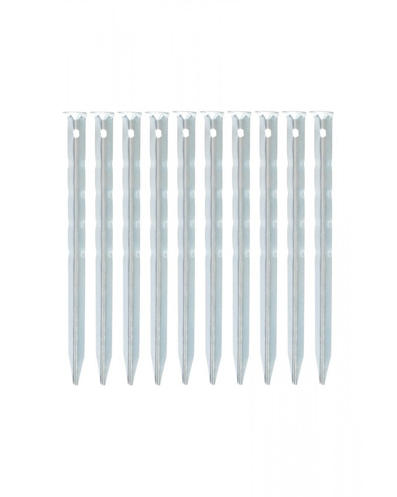 Ripple Tent Pegs - 10pk Silver $8.54 Tents