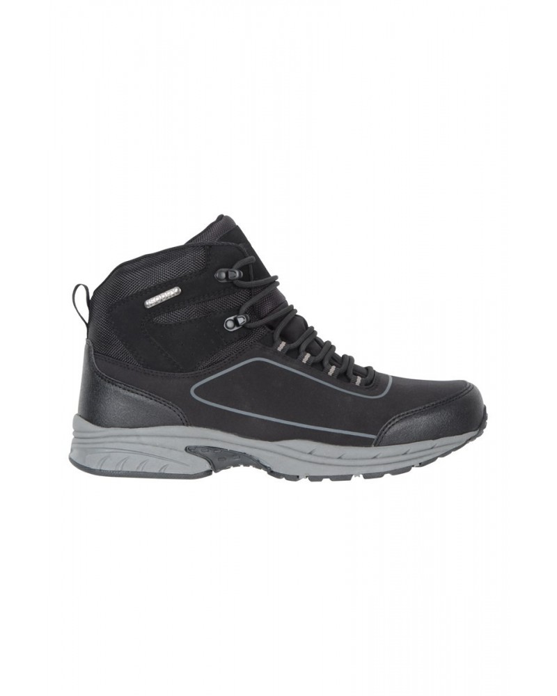 Ramble Mens Waterproof Softshell Hiking Boots Charcoal $29.69 Footwear