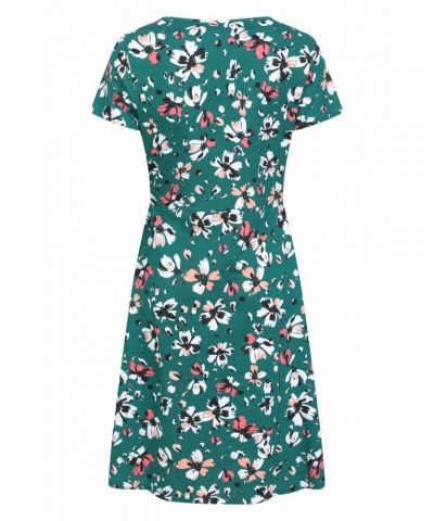 Mountain Essentials Lora Womens Skater Dress Teal $16.50 Dresses & Skirts