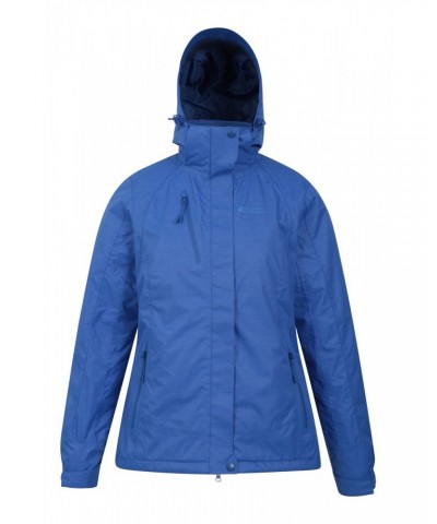 Bracken Melange Womens 3 in 1 Jacket Bright Blue $41.00 Jackets