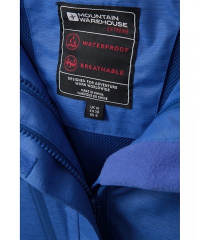 Bracken Melange Womens 3 in 1 Jacket Bright Blue $41.00 Jackets