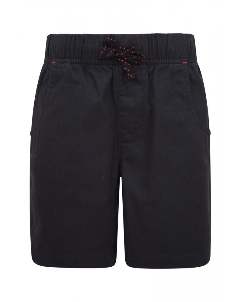 Waterfall Kids Organic Shorts Black $9.68 Pants