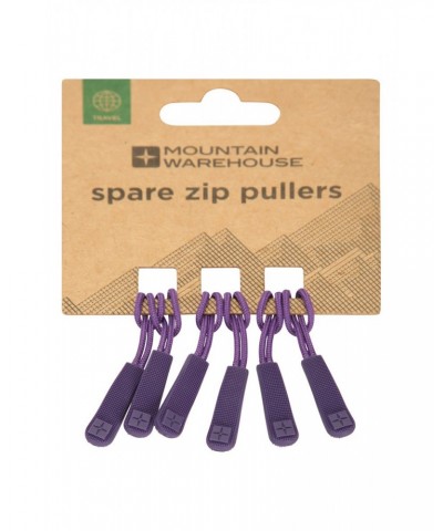 Spare Zip Pullers - 6 Pk Purple $7.69 Travel Accessories