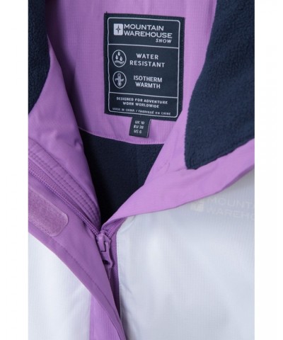 Womens Ski Jacket & Pants Set Light Purple $42.39 Jackets