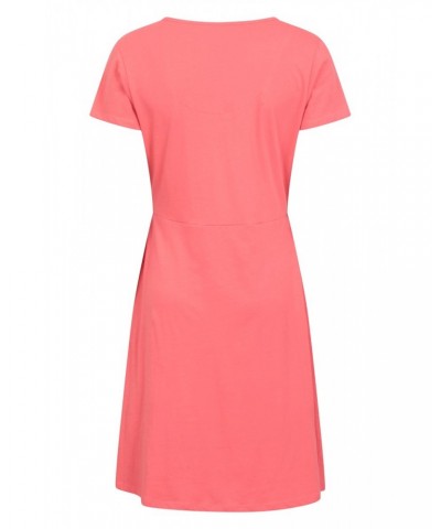 Mountain Essentials Lora Womens Skater Dress Coral $13.20 Dresses & Skirts