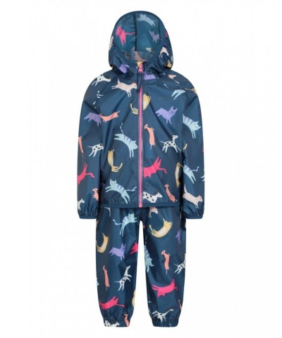 Printed Toddler Recycled Rain Set Navy $20.00 Babywear