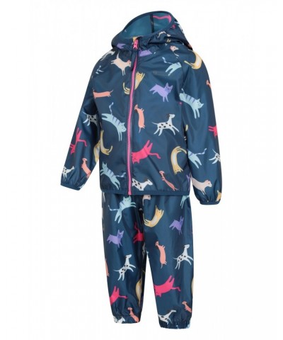 Printed Toddler Recycled Rain Set Navy $20.00 Babywear