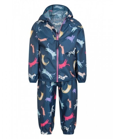 Printed Toddler Recycled Rain Set Navy $20.00 Babywear