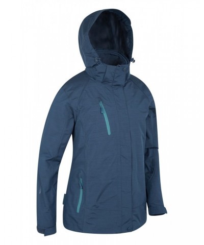 Bracken Melange Womens 3 in 1 Jacket Navy $51.99 Jackets