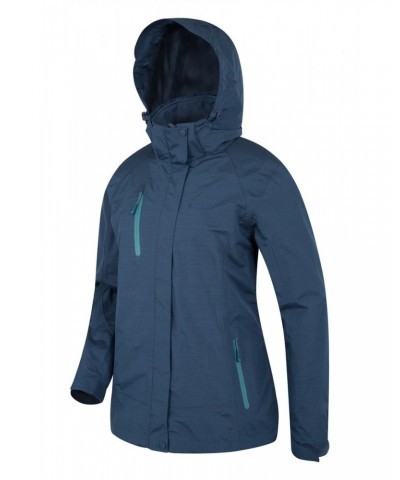 Bracken Melange Womens 3 in 1 Jacket Navy $51.99 Jackets