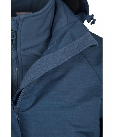 Bracken Melange Womens 3 in 1 Jacket Navy $51.99 Jackets