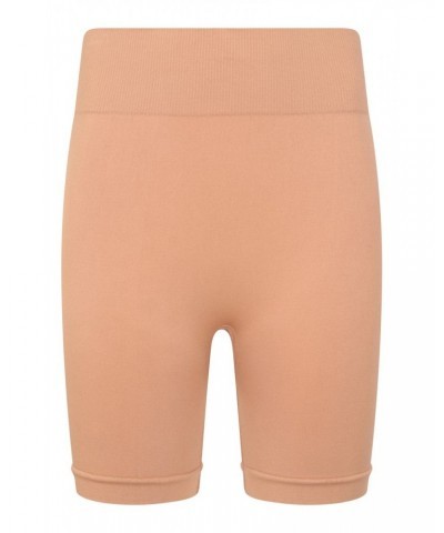 Womens Seamless Shorts Tan $12.97 Active