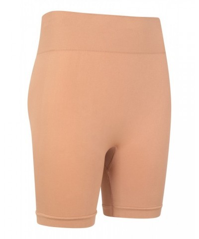 Womens Seamless Shorts Tan $12.97 Active