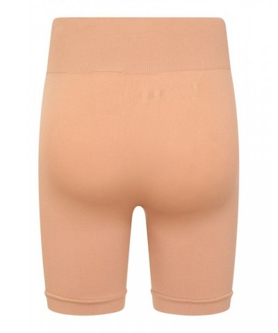 Womens Seamless Shorts Tan $12.97 Active