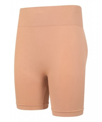 Womens Seamless Shorts Tan $12.97 Active